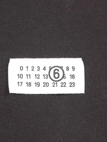 Hanorac cu glugă Mm6 Maison Margiela negru