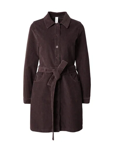 Mazine Dolga srajca temno rjava