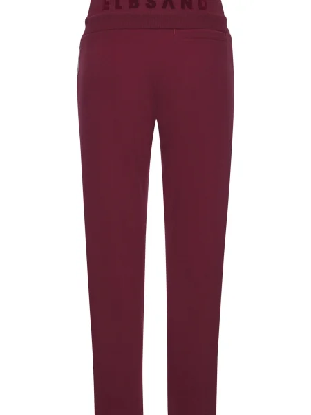 Elbsand Pantaloni bordeaux roșu