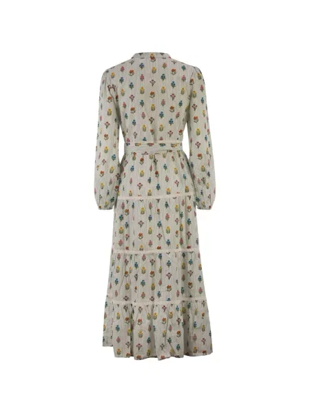 Rochie midi Mc2 Saint Barth cu model floral cu imagine