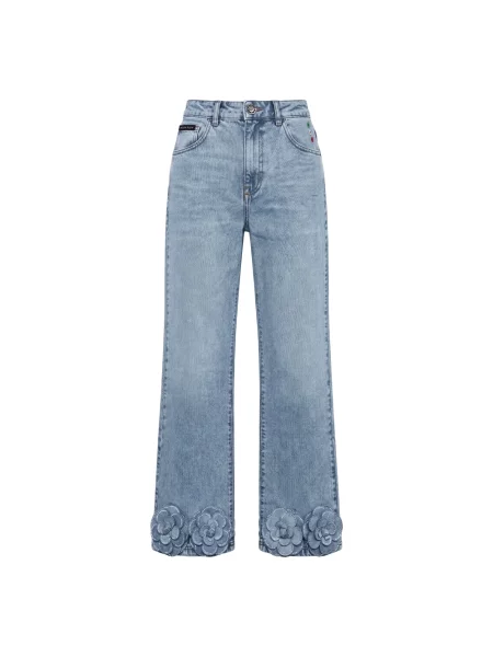 Jeansy Philipp Plein niebieskie
