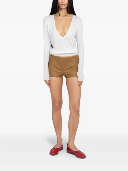 Pantaloni scurți Paloma Wool din piele