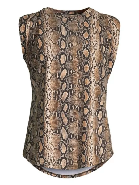 Tricou Michael Kors cu imagine maro