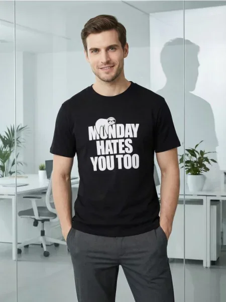 Košile Sinsay s potiskem černá