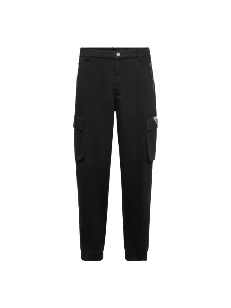 Spodnie cargo Philipp Plein czarne