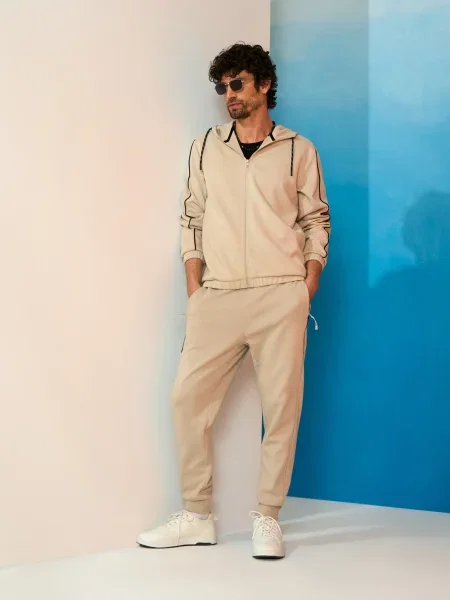 Спортивні штани джогери бежевий