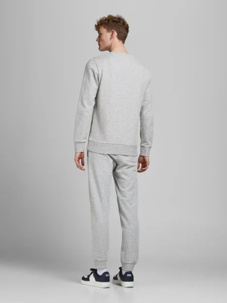 JACK & JONES Nohavice Gordon melírovaná / námornícka modrá sivá