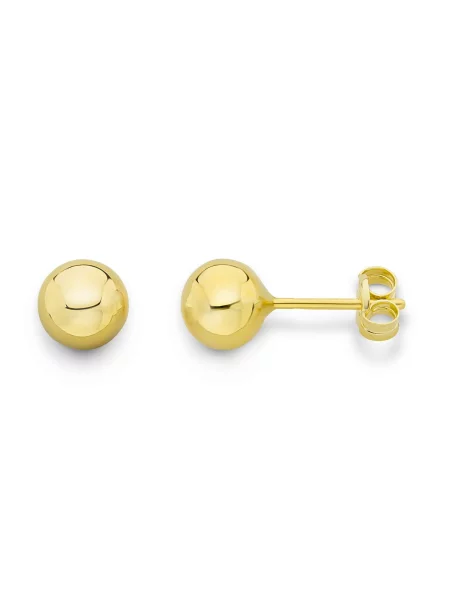 Vanlere Náušnice Ohrstecker aus Gelbgold zlatá