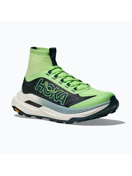 Férfi HOKA Tecton X 3 almáskék/kék szürkület futócipő. Méret: 45 EU kék