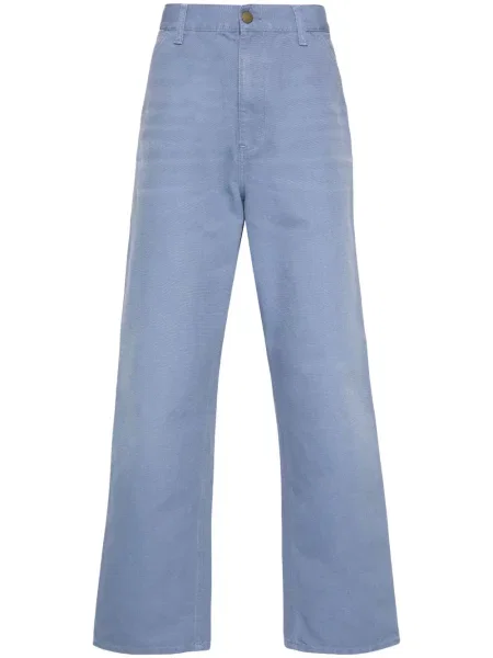 Pantaloni Carhartt Wip din canvas albastru