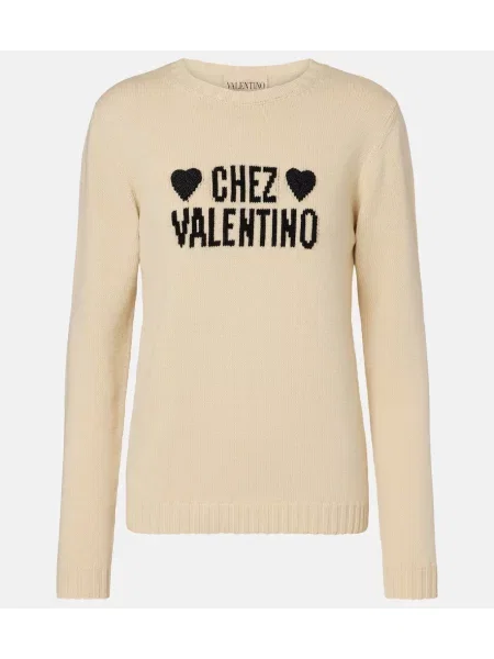 Pulover Valentino de lână bej