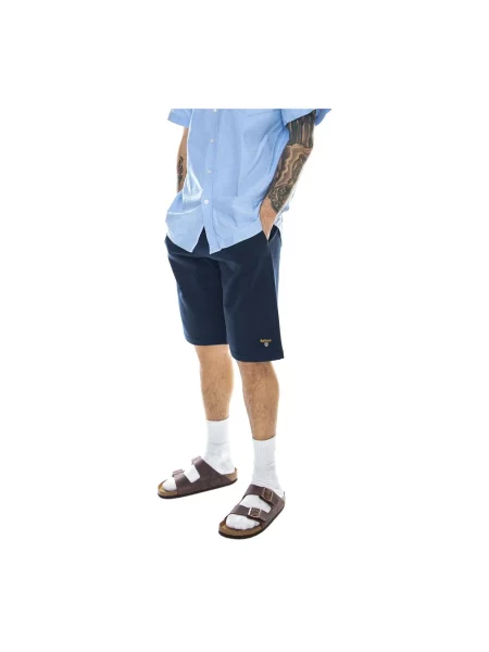 Bermudy Barbour niebieskie