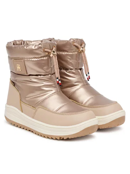 TOMMY HILFIGER Hócsizmák bronz bézs