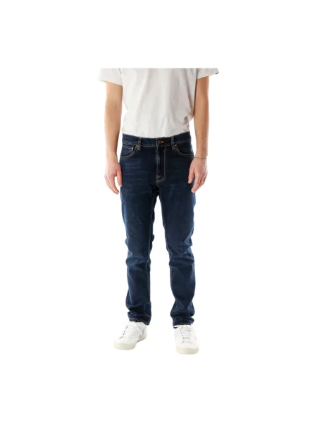 Jeansy Nudie Jeans niebieskie