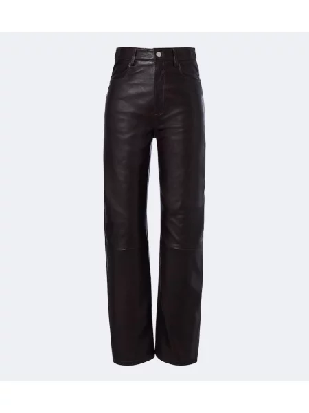 Pantaloni Arma din piele maro