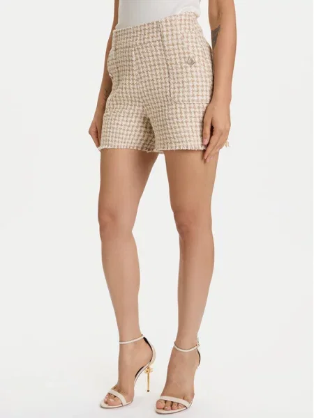 Morgan Шорти з тканини бежевий