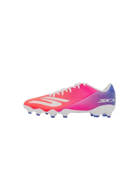 SKECHERS Ghete de fotbal albastru închis / portocaliu / roz alb