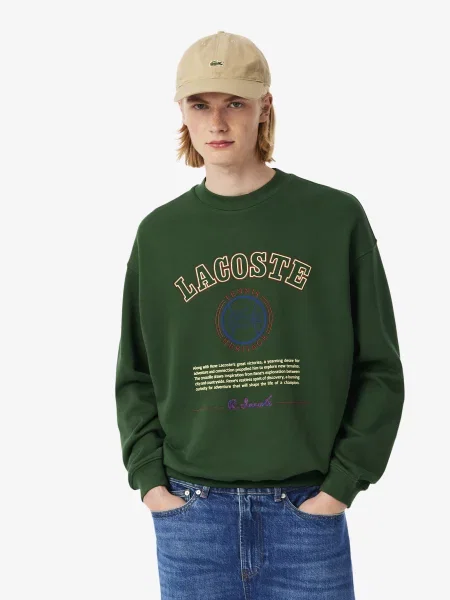 Свитшот Lacoste зеленый