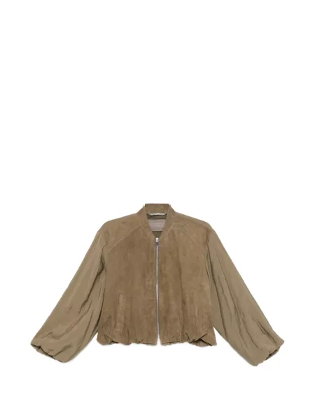 Geanta de piele Leather Authority verde