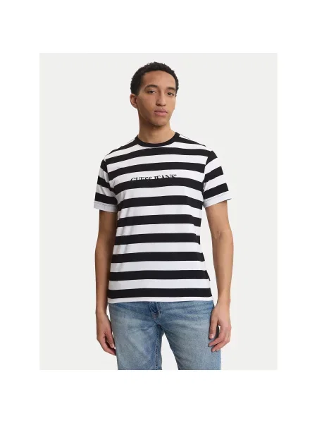 Guess Jeans T-Shirt Regular Fit μαύρο