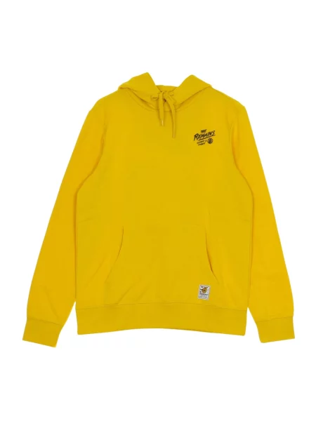 Bluza z kapturem Element z kapturem żółta