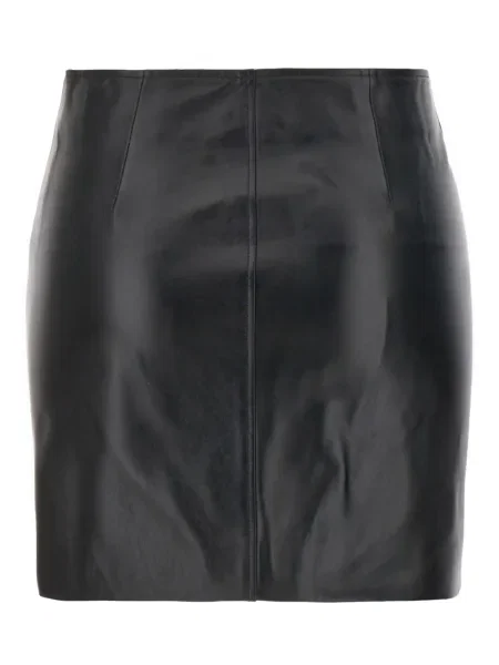Fustă din piele Isabel Marant negru
