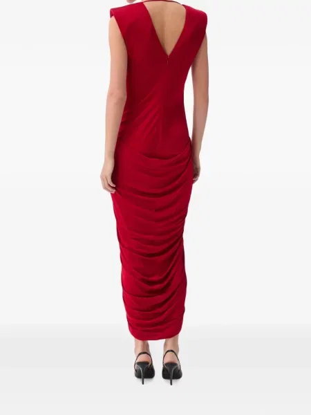 Rochie Versace din jerseu roșu