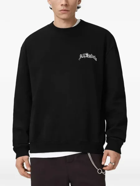 Hanorac Allsaints cu autograf negru