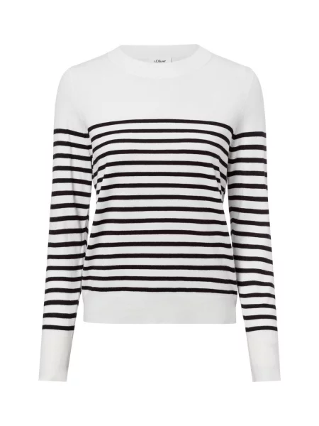 S.Oliver Sweter Kobiety w paski 36 czarny