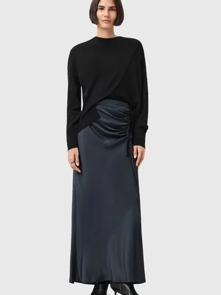 Юбка макси Allsaints черная
