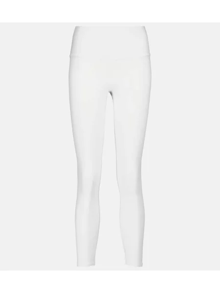 Leggings Alo Yoga cu talie înaltă alb