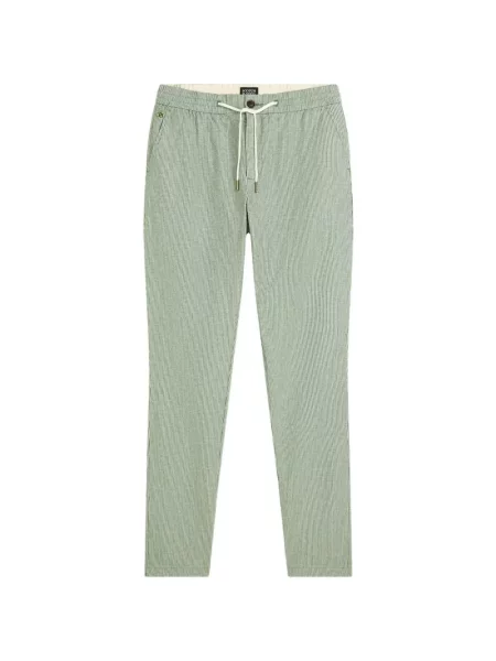Șnur de strângere pantaloni Scotch & Soda cu dungi verde