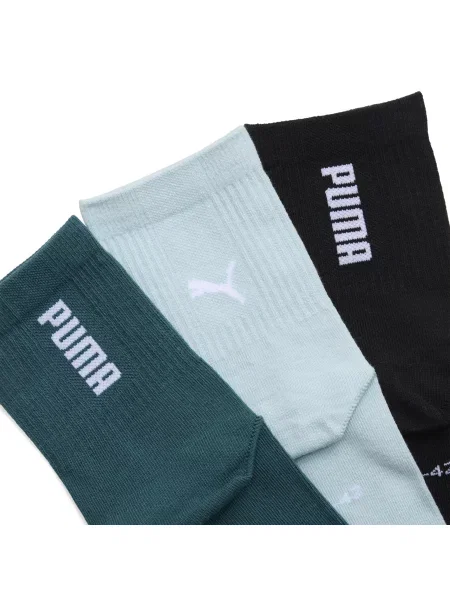 Krótkie skarpety PUMA Unisex 3 pary Akcesoria zielony