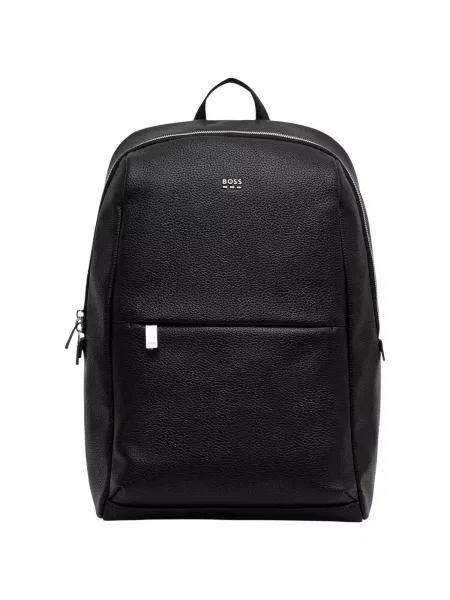 BOSS rucsac pentru bărbați cu imitație de piele Ray EVO_Backpack negru