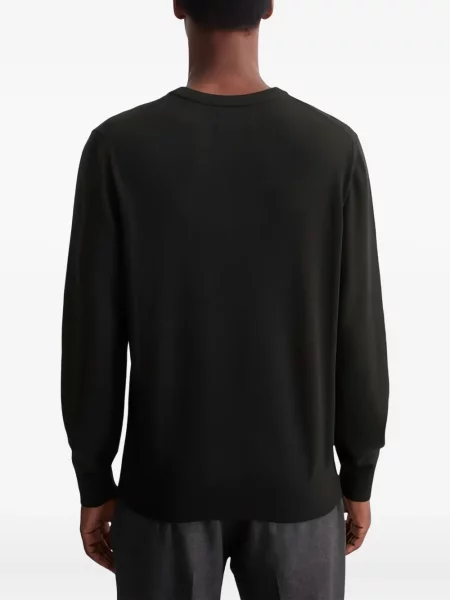 Pulover Marc O'polo tricotate cu decolteu rotund negru