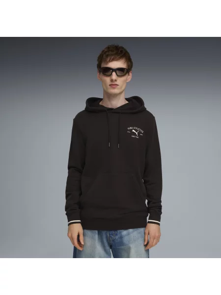 Bluza z kapturem PUMA Class z grafiką Odzież S czarny