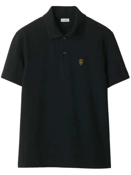 Tricou polo Burberry gri