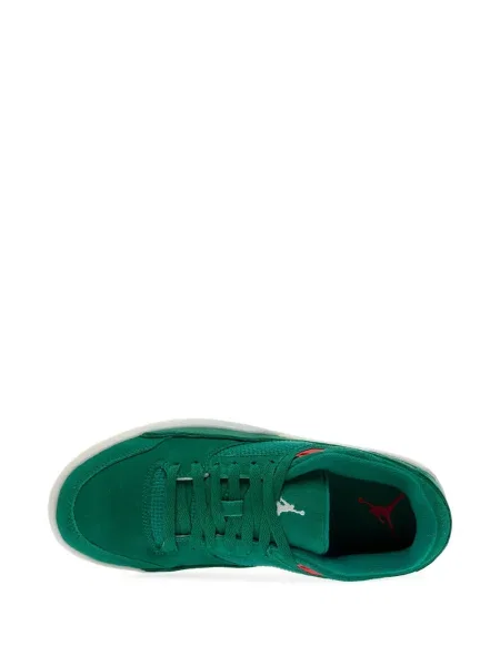Sneakerși Jordan din piele de căprioară verde