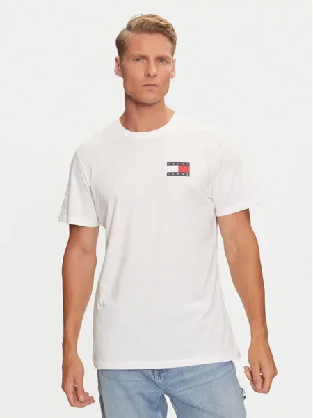 Tričko Tommy Jeans bílé