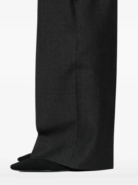 Pantaloni Herskind plisate gri