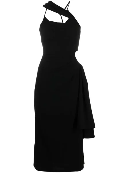 Rochie Jacquemus drapată de costum negru