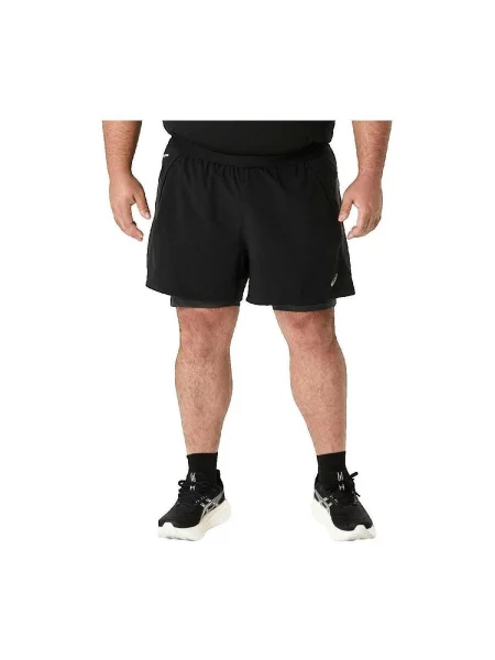 ASICS Sportske hlače Road siva crna