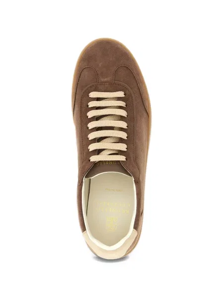 Szarvasbőr sneaker Brunello Cucinelli barna