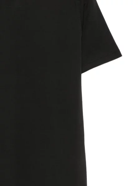 Scurt tricou Jeordie's cu decolteu rotund negru