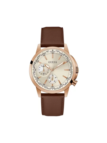 Zegarek Guess skórzany różowy