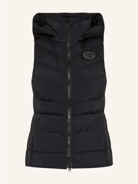 Canada Goose Kamizelka Puchowa Clair Z Odpinanym Kapturem schwarz czarna