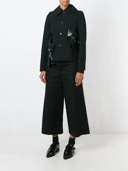 Geacă Comme Des Garçons cu funde negru