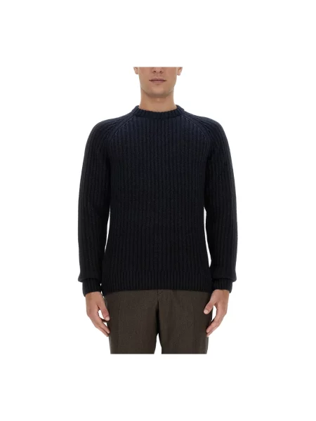 Sweter Brioni wełniany czarny