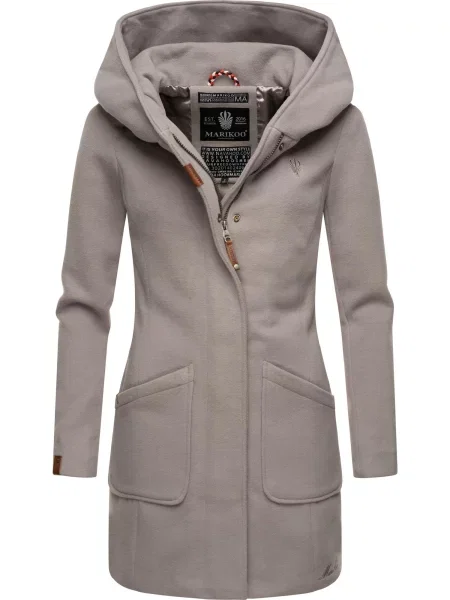 MARIKOO Zimski plašč Maikoo temno siva