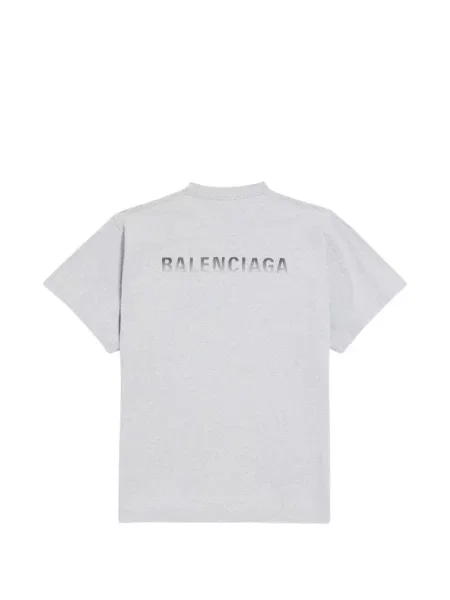 Tricou Balenciaga cu gradient gri